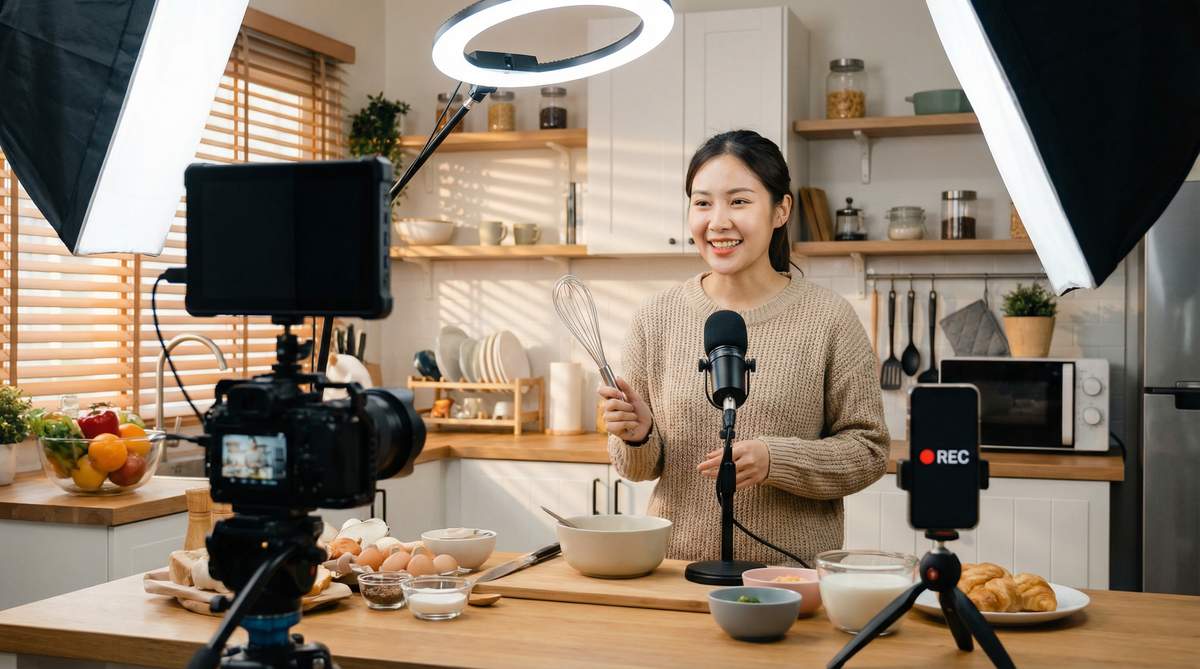 换妻直播：美食制作互动