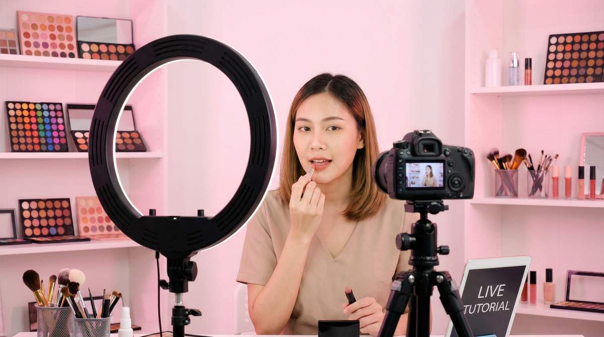 换妻直播：美妆达人在线教学